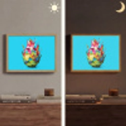 Drakenfruit - Blauw - Levendig Light Box met batterij (Wandlamp) middel -sfeer3