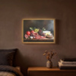 Borrelplank - Stilleven - Vintage Light Box met batterij (Wandlamp) middel -sfeer4
