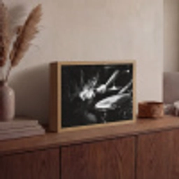 Drummer - Zwart - Drumstel Light Box met batterij (Wandlamp) middel -sfeer2