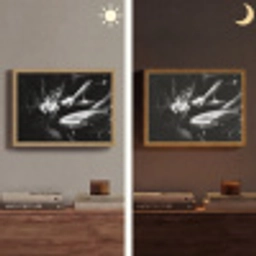 Drummer - Zwart - Drumstel Light Box met batterij (Wandlamp) middel -sfeer3