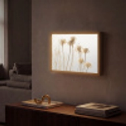Droogbloemen - Natuur - Botanisch Light Box met batterij (Wandlamp) middel -sfeer1