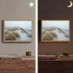 Duinen - Strand - Planten - Natuur Light Box met batterij (Wandlamp) middel -sfeer3