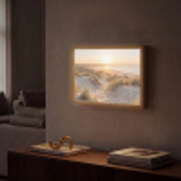 Duinen - Strand - Zee Light Box met batterij (Wandlamp) middel -sfeer1