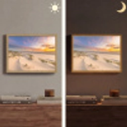 Duinen - Strand - Zonsondergang - Natuur - Zomer Light Box met batterij (Wandlamp) middel -sfeer3