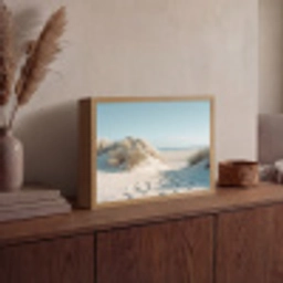 Duinen - Planten - Zomer - Natuur Light Box met batterij (Wandlamp) middel -sfeer2