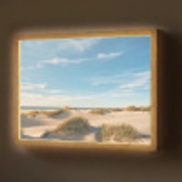 Duinen - Zomer - Landschap - Zee - Strand Light Box met batterij (Wandlamp) middel -z3d_website