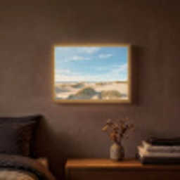 Duinen - Zomer - Landschap - Zee - Strand Light Box met batterij (Wandlamp) middel -sfeer4