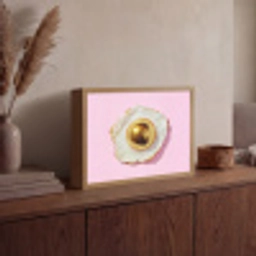 Ei - Disco - Ontbijt - Glitter Light Box met batterij (Wandlamp) middel -sfeer2