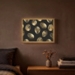 Eieren - Goud - Patroon Light Box met batterij (Wandlamp) middel -sfeer4