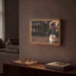 Espresso - Melk - Café Light Box met batterij (Wandlamp) middel -sfeer1