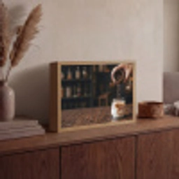 Espresso - Melk - Café Light Box met batterij (Wandlamp) middel -sfeer2