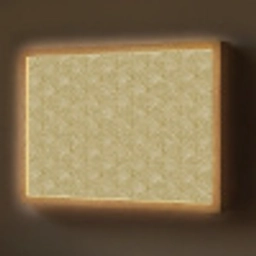 Waaier - Geometrisch - Groen Light Box met batterij (Wandlamp) middel 907 -z3d_website