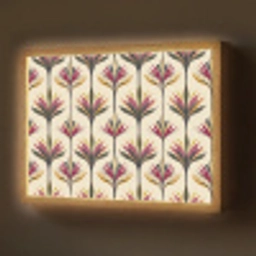 Waaier - Motief - Kleurrijk Light Box met batterij (Wandlamp) middel 907 -z3d_website
