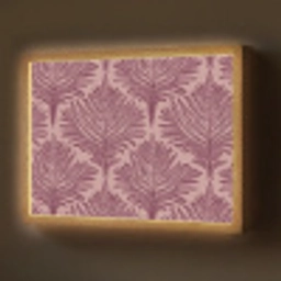 Varen - Patroon - Paars Light Box met batterij (Wandlamp) middel 907 -z3d_website