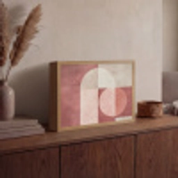Figuren - Abstract - Roze Light Box met batterij (Wandlamp) middel -sfeer2