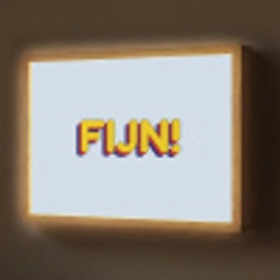 Fijn - Geel - Oranje Light Box met batterij (Wandlamp) middel -z3d_website