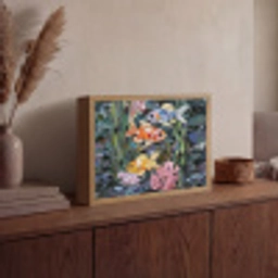 Vissen - Koraal - Zee - Mozaïek Light Box met batterij (Wandlamp) middel -sfeer2