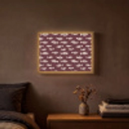 Vissen - Grafisch - Patroon - Donker Light Box met batterij (Wandlamp) middel 907 -sfeer4