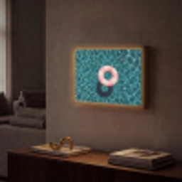 Drijvend - Zwemband - Water Light Box met batterij (Wandlamp) middel -sfeer1