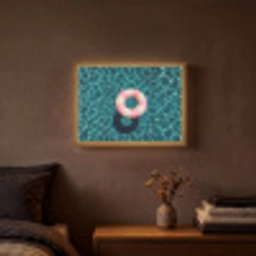 Drijvend - Zwemband - Water Light Box met batterij (Wandlamp) middel -sfeer4