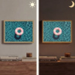 Drijvend - Zwemband - Water Light Box met batterij (Wandlamp) middel -sfeer3