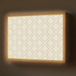 Floraal - Ornament - Beige Light Box met batterij (Wandlamp) middel 907 -z3d_website
