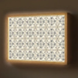 Floraal - Patroon - Kleurrijk Light Box met batterij (Wandlamp) middel 907 -z3d_website