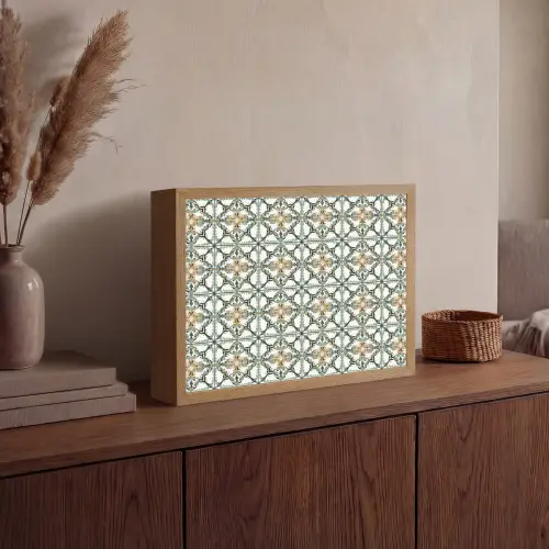 Floraal - Verweerd - Keurrijk Light Box met batterij (Wandlamp) middel 907 -sfeer2