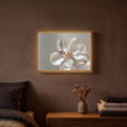 Bloem - Glazen - Doorzichtig Light Box met batterij (Wandlamp) middel -sfeer4