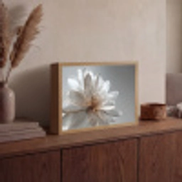 Bloem - Wit - Neutraal Light Box met batterij (Wandlamp) middel -sfeer2