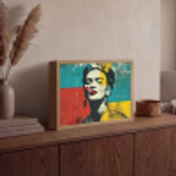 Bloemen - Felle kleuren - Grafisch - Modern Light Box met batterij (Wandlamp) middel -sfeer2