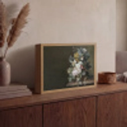 Bloemen - Eelke Jelles Eelkema - Oude meesters Light Box met batterij (Wandlamp) middel -sfeer2