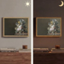Bloemen - Eelke Jelles Eelkema - Oude meesters Light Box met batterij (Wandlamp) middel -sfeer3