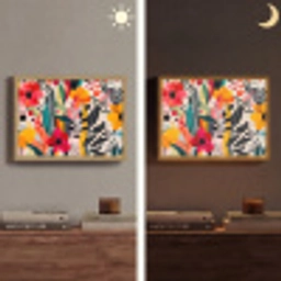 Bloemen - Bladeren - Abstract - Kleurrijk Light Box met batterij (Wandlamp) middel -sfeer3