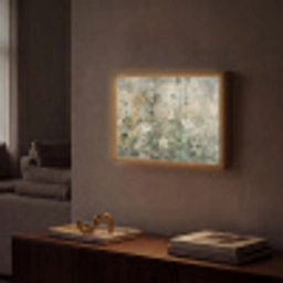 Bloemen - Bladeren - Abstract - Modern Light Box met batterij (Wandlamp) middel -sfeer1