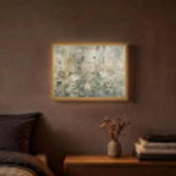 Bloemen - Bladeren - Abstract - Modern Light Box met batterij (Wandlamp) middel -sfeer4