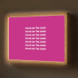 Focus on the good - Roze - wit Light Box met batterij (Wandlamp) middel -z3d_website