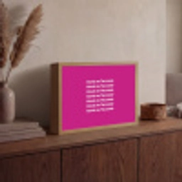 Focus on the good - Roze - wit Light Box met batterij (Wandlamp) middel -sfeer2