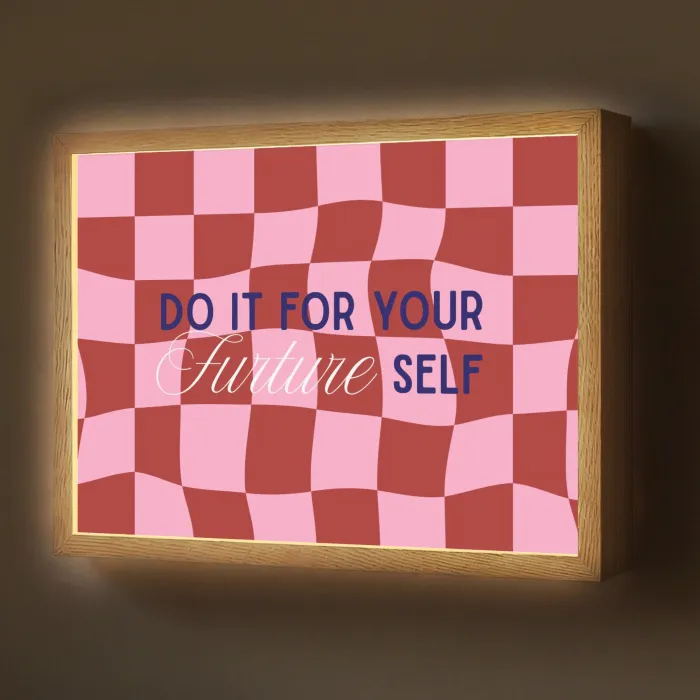 Furture - Geblokt - Rood Light Box met batterij (Wandlamp) middel -z3d_website