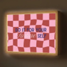 Furture - Geblokt - Rood Light Box met batterij (Wandlamp) middel -z3d_website