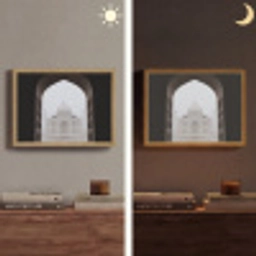 Poort - Symmetrische koepel - Minaretten - Moskee Light Box met batterij (Wandlamp) middel -sfeer3