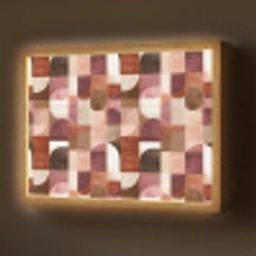 Geometrie - Modern - Retro Light Box met batterij (Wandlamp) middel 907 -z3d_website