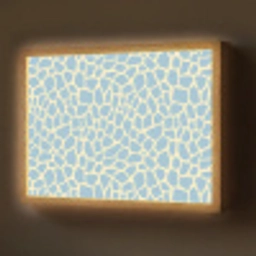 Giraf - Modern - Blauw Light Box met batterij (Wandlamp) middel 907 -z3d_website