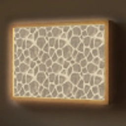 Giraf - Patroon - Beige - Bruin Light Box met batterij (Wandlamp) middel 907 -z3d_website
