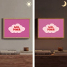Girl power - Wolk - Roze Light Box met batterij (Wandlamp) middel -sfeer3