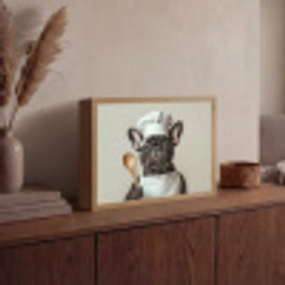 Bril - Hond - Kok Light Box met batterij (Wandlamp) middel -sfeer2