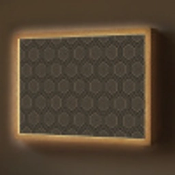 Goud - Zwart - Tunnel Light Box met batterij (Wandlamp) middel 907 -z3d_website