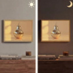 Goud - Disco - Glitter - Peer Light Box met batterij (Wandlamp) middel -sfeer3