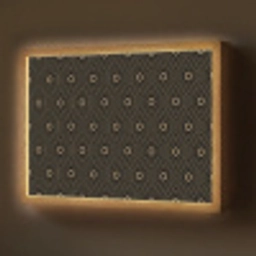 Goud - Illusie - Patroon Light Box met batterij (Wandlamp) middel 907 -z3d_website