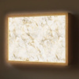Goud - Licht - Nerf - Marmer Light Box met batterij (Wandlamp) middel 907 -z3d_website